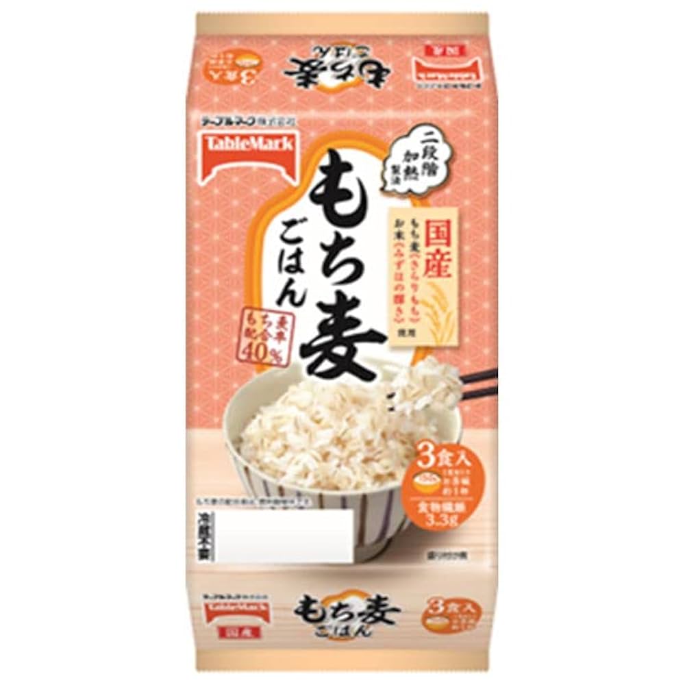 Amazon | テーブルマーク 国産もち麦ごはん3食 (150g×3個)×8個入